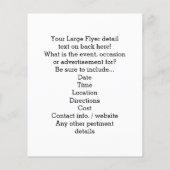 Lash out Eyelashes Lash Salon Makeup Artiest Flyer (Achterkant)