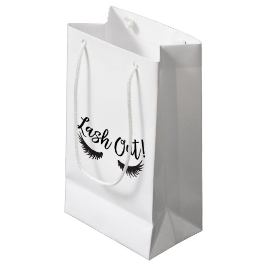Lash out Eyelashes Lash Salon Makeup Artiest Klein Cadeauzakje (Voorkant Gekanteld)