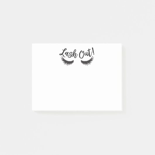 Lash out Eyelashes Lash Salon Makeup Artiest Post-it® Notes (Voorkant)
