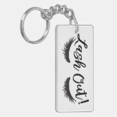 Lash out Eyelashes Lash Salon Makeup Artiest Sleutelhanger (Voorkant Links)
