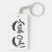 Lash out Eyelashes Lash Salon Makeup Artiest Sleutelhanger (achterkant)