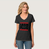Lash Plug Lash Tech Lash Artist Eyelash T-shirt (Voorkant volledig)