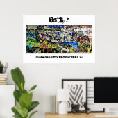 LASH — poster print (graffiti (art?) design (Thuiskantoor)