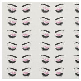 Lash Queen lange wimpers met kroonogen make-up kun Stof