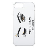 Lash Queen Wink Eye Make-up Artist Lange wimpers Case-Mate iPhone Case (Achterkant)