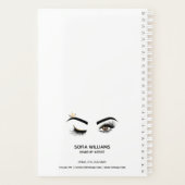Lash Queen Wink Eye Make-up Artist Lange wimpers Planner (Achterkant)