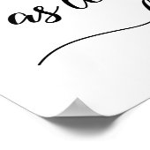 Lash Room Decor, Lash Studio, Mode Lash Quote Poster (Hoek)