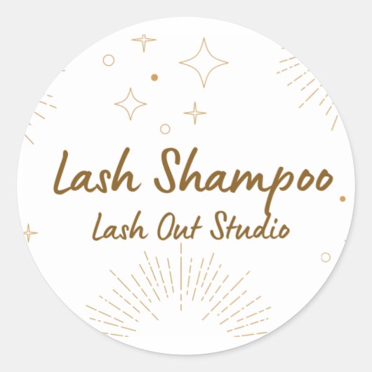 Lash Shampoo Label (Voorkant)