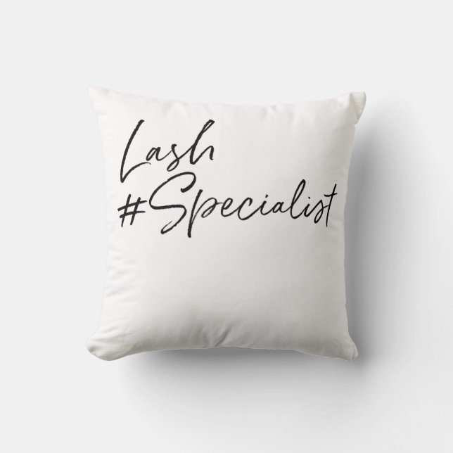 Lash Specialist Lash Lounge Lash Bar Las Kussen (Voorkant)