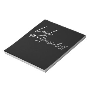 Lash Specialist Lash Lounge Lash Bar Las Notitieblok