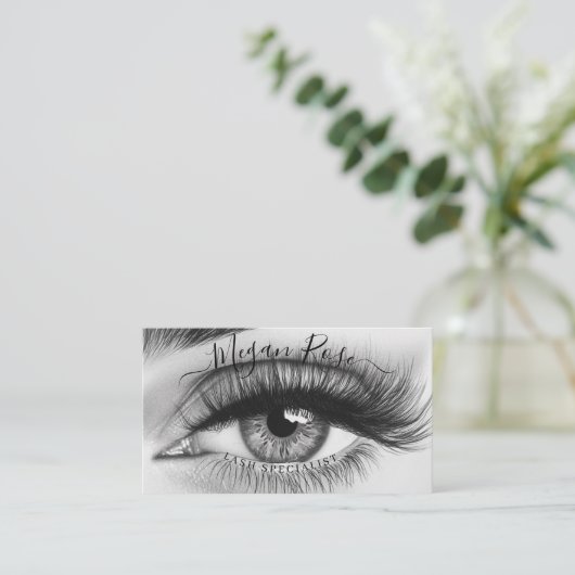 Lash Specialist Visitekaartje (Staand voorkant)