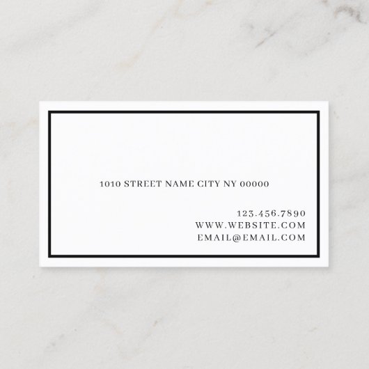 Lash Studio Brows & Eyelashes Visitekaartje (Achterkant)