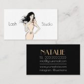 Lash Studio Visitekaartje (Voorkant / Achterkant)