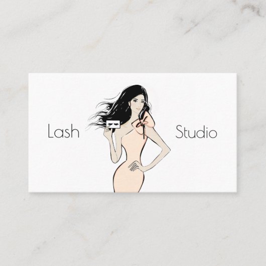 Lash Studio Visitekaartje (Voorkant)