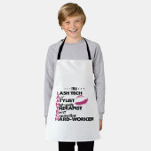 Lash Tech Afstuderen Eyelash-technicus Schort (Gedragen)
