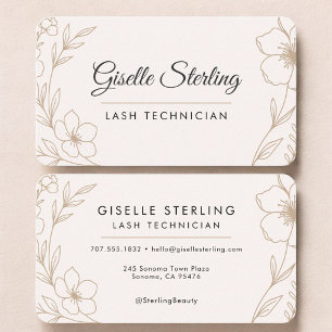Lash Tech Bloem Visitekaartje