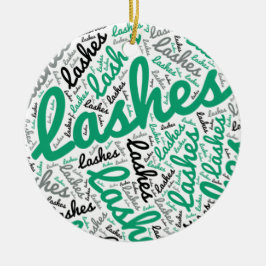 Lash Tech Keramisch Ornament