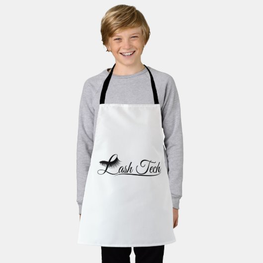 Lash Tech Lash Technician Eyelash Techni Schort (Gedragen)