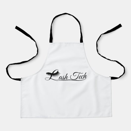 Lash Tech Lash Technician Eyelash Techni Schort (Voorkant)