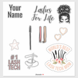 Lash Tech Sticker pack