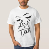 Lash Technician Gift - Cosmetologist Lash Tech wom T-shirt (Voorkant)