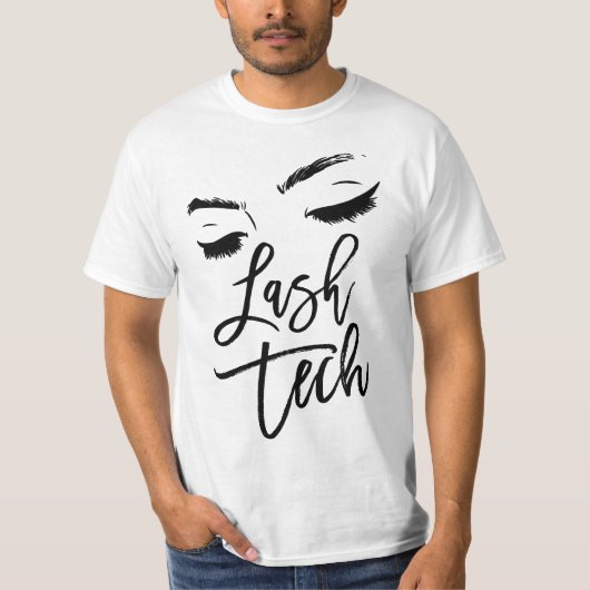 Lash Technician Gift - Cosmetologist Lash Tech wom T-shirt (Voorkant)