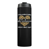 Lash Technician Leopard Heart Lash Tech Thermosbeker (Voorkant)