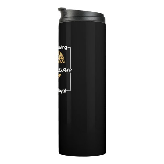 Lash Technician Leopard Heart Lash Tech Thermosbeker (Geroteerd rechts)