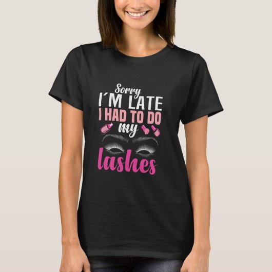 LASH-technicus moet beschikken over LASH TECH-wimp T-shirt (Voorkant)