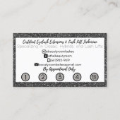 Lash-technicus Visitekaartje (Achterkant)