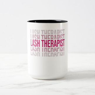 Lash Therapist Lash Artist Lash Tech Las Tweekleurige Koffiemok