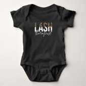 Lash Therapist Lash Tech Eyelash Lover Romper (Voorkant)