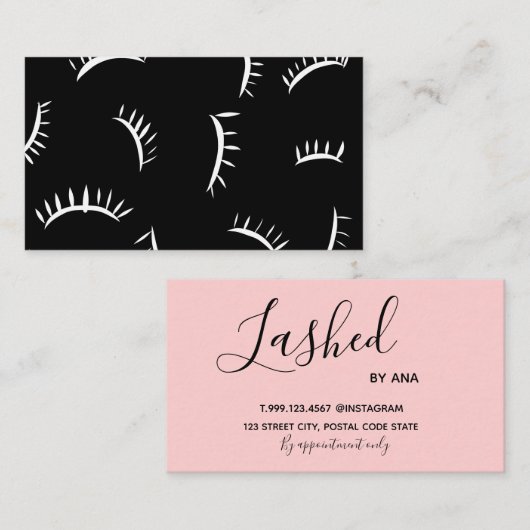 Lashed door Ana Visitekaartje (Voorkant / Achterkant)