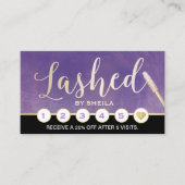 Lashed Makeup Artist Elegant Paarse Loyalty Punch (Voorkant)