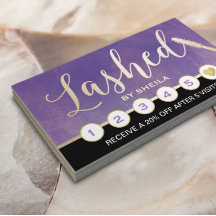 Lashed Makeup Artist Elegant Paarse Loyalty Punch