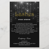 Lashes AFTERCARE-instructiebrochure Flyer (Voorkant)