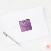 Lashes AFTERCARE INSTRUCTIES Sticker (Envelop)