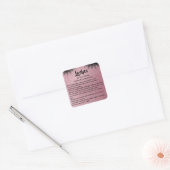 Lashes AFTERCARE INSTRUCTIES Sticker (Envelop)