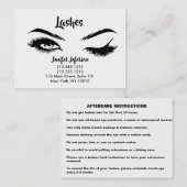 Lashes Aftercare Visitekaartje (Voorkant / Achterkant)