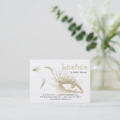 Lashes Aftercare Visitekaartje (Staand voorkant)