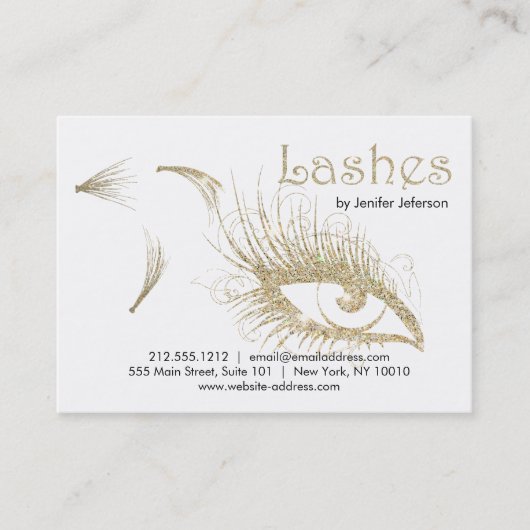 Lashes Aftercare Visitekaartje (Voorkant)