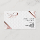 Lashes Beauty Makeup Girl Lash Extension Elegant Visitekaartje (Achterkant)