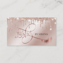 Lashes Beauty Makeup Girl Lash Extension Elegant Visitekaartje