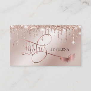 Lashes Beauty Makeup Girl Lash Extension Elegant Visitekaartje