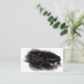 Lashes Beauty Makeup Girl Lash Extension Marble Bu Visitekaartje (Staand voorkant)