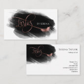 Lashes Beauty Makeup Girl Lash Extension Marble Bu Visitekaartje (Voorkant / Achterkant)