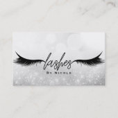 Lashes Black Wimpers Extensions Make-up Sparkle Visitekaartje (Voorkant)
