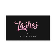 Lashes Bright roze roze zwarte Typograaf Makeup