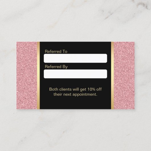 Lashes & Brow Makeup Artist Roos Gold Referral (Achterkant)