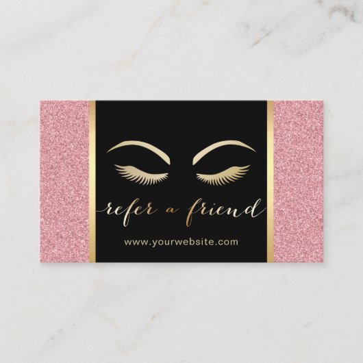 Lashes & Brow Makeup Artist Roos Gold Referral (Voorkant)